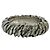 Hermès Anello HERMES Vintage Twist Rope Ring Argento - vista 6