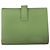Hermès Cartera bi-fold Hermes Bearn Compact Verde - vista 2