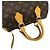 Bolso de mano de cuero Louis Vuitton Monogram Speedy 25 Castaño - vista 4