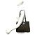 Fendi Vintage Schulter- und Tote Bag mit Zucca-Muster Braun Schwarz - Ansicht 2
