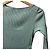 Autre Marque AURALEE Ron Herman Exclusive Giza Long Sleeve Top Verde - vista 2