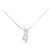 Autre Marque Collar de diamantes Pt900 Pt850 Plata