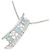 Autre Marque Collar de diamantes Pt900 Pt850 Plata - vista 3