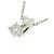 Autre Marque Collana in Pt850 con diamanti Argento - vista 3
