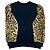 Sudadera de algodón y modacrílica Dries Van Noten Castaño Azul marino