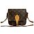 Borsa a tracolla Louis Vuitton Mini Cartouchiere Monogram in pelle Marrone