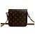 Borsa a tracolla Louis Vuitton Mini Cartouchiere Monogram in pelle Marrone - vista 3
