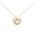 Autre Marque Collana Cuore con Diamanti Au750 D'oro