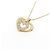 Autre Marque Collana Cuore con Diamanti Au750 D'oro - vista 3