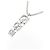Autre Marque Collana di diamanti PT950 PT850 Argento - vista 4