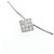Autre Marque Collana di diamanti PT900 K18WG Argento - vista 3