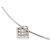 Autre Marque Collana di diamanti PT900 K18WG Argento - vista 4