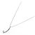 Autre Marque Diamantenhalskette aus PT950 Silber - Ansicht 2