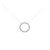 Autre Marque Collana di diamanti Pt900 Pt850 Argento