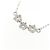 Autre Marque Collana di diamanti Pt950/Pt850 Argento - vista 3