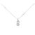 Autre Marque Collana in oro bianco Au750 e diamanti Argento
