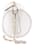Autre Marque Borsa "Cylinder" Bianco - vista 3
