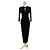 Just Cavalli Enges schwarzes Kleid mit Animal-Print Leopardenprint