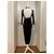 Just Cavalli Enges schwarzes Kleid mit Animal-Print Leopardenprint - Ansicht 3