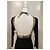 Just Cavalli Enges schwarzes Kleid mit Animal-Print Leopardenprint - Ansicht 4