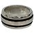 Tiffany & Co. Vintage Grooved Double Line Band Ring Silber - Ansicht 4