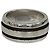 Tiffany & Co. Vintage Grooved Double Line Band Ring Silber - Ansicht 6