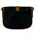 16 Céline Celine Vintage Logo Hardware Leder-Schultertasche Braun Schwarz - Ansicht 3