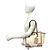 Borsa Tote GUCCI Swing Logo Canvas Leather Marrone Beige - vista 2
