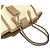 Borsa Tote GUCCI Swing Logo Canvas Leather Marrone Beige - vista 4