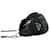 Borsa a tracolla Prada in nylon e pelle nera Nero - vista 5