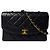 Borsa a tracolla Chanel Diana Flap Matelassé Nero