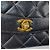 Borsa a tracolla Chanel Diana Flap Matelassé Nero - vista 24