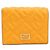 Fendi Bi-Fold Geldbörse Orange Leder