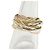 Cartier Trinity 5-Ring Band Ring Golden
