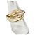Cartier Trinity 5-Ring Band Ring Golden - Ansicht 3
