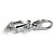 Pendente charm Cartier BR1846 2C in oro bianco D'oro - vista 3