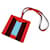 Hermès Hermes Lettre au Carré Initial M Handbag Charm Rot Blau  - Ansicht 1