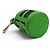 Fendi Zucca Pattern Leather Handbag Charm Brown Green - view 3