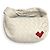 Borsa Bottega Veneta Mini Jodie Heart Bianco Rosso
