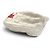 Borsa Bottega Veneta Mini Jodie Heart Bianco Rosso - vista 4