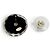 Chanel D26A Coco Mark Kristall-Strass-Stecker-Ohrringe Schwarz - Ansicht 5