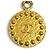 Timeless Portachiavi Chanel Vintage 97A Coco Mark D'oro - vista 3