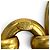 Timeless Portachiavi Chanel Vintage 97A Coco Mark D'oro - vista 7