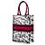 Dior Book Tote Vertical aus bestickter Canvas Graffiti DiorAmour Weiß - Ansicht 2