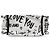 Dior Book Tote Vertical aus bestickter Canvas Graffiti DiorAmour Weiß - Ansicht 3