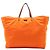 Borsa da viaggio Gucci in nylon GG arancione