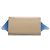 Céline Celine Beige Small Bicolor Leather Trapeze Satchel - view 3