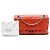 Chanel Orange Quilted Patent Caviar Reissue 2.55 Double Flap 226 Arancione - vista 7