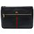 Clutch Gucci Ophidia Web in pelle di vitello nera Nero