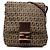 Borsa a tracolla Fendi Brown Zucchino Canvas Marrone Marrone chiaro